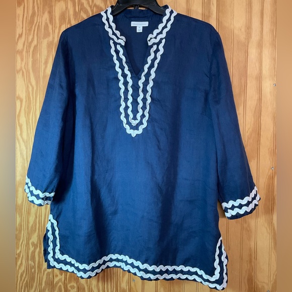 Charter Club Linen Tunic - Picture 1 of 5